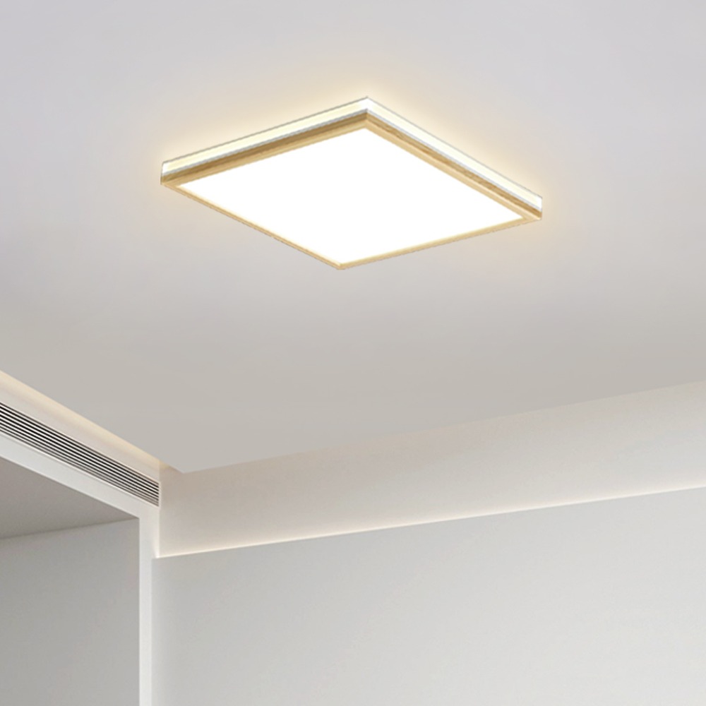 앤트리 LED 편백나무 인테리어 방조명 천장등 플리커프리 방등 [대] 90W 