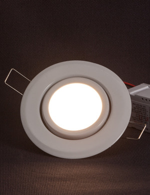 [DY] 3인치 LED 다운라이트 5W 매입등 간접조명 타공 천장조명 (화이트)