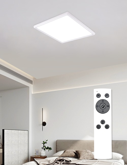 엔즈 LED 방등 50W (640*640) 방조명 플리커프리 삼성칩 리모컨 삼색변환 
