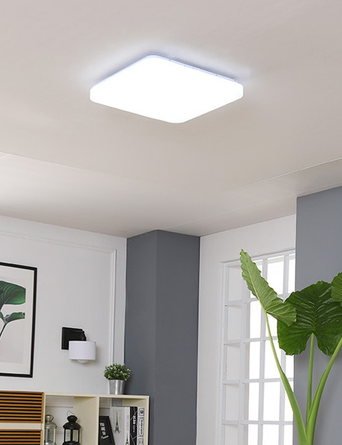 밀키웨이 사각 LED50W 방등,방등 교체,방등 추천,안방 조명