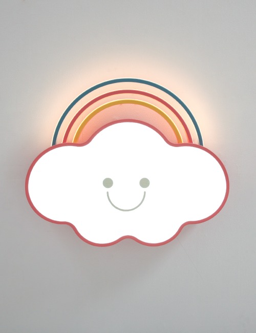 밍키 구름 LED 아이방등 50W 레인보우 캐릭터 키즈 인테리어 조명
