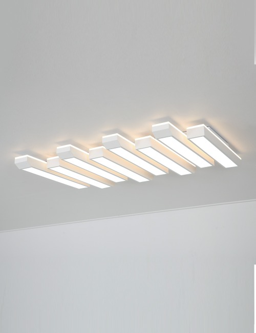 뉴건스 LED 거실등 200w 인테리어 디자인 조명 화이트 