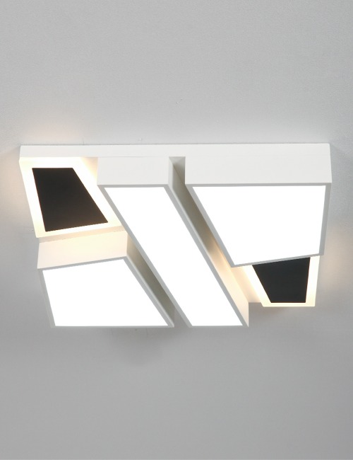 플래그 LED 방등 70w 인테리어 디자인 조명 골드 블랙 
