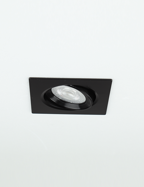 [DS] 무디아 3인치 사각 회전형 다운라이트 LED 일체형 7W 주광 전구 주백 